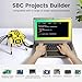 Portable Monitor with Keyboard,14inch 1080P FHD Lapdock Compatible with Raspberry Pi/Mini PC/Phone/PC/Game Console,CrowView Note Built-in Battery with RPi5 Adapter(Full TypeC & HDMI Cable Included)
