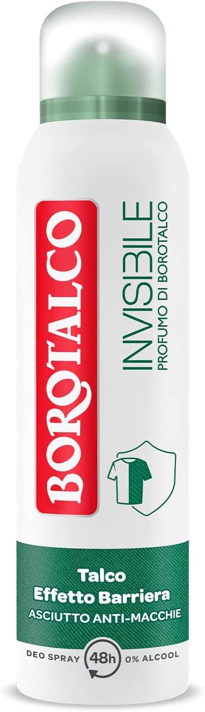 Italian Gourmet deodorante spray Invisible grünes Deo 12 x 150ml | Formula senza alcool, effetto barriera talco 48h; unsichtbarer Schutz für, Gesamtnettogewicht 1,8 L + Kostenlos Polpa 400g
