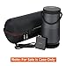 LTGEM Travel Protective Case for Bose SoundLink Revolve+ or Revolve+ (Series II) Portable & Long-Lasting Bluetooth 360 Speaker (Fits Charging Cradle, AC Adaptor and USB Cable)