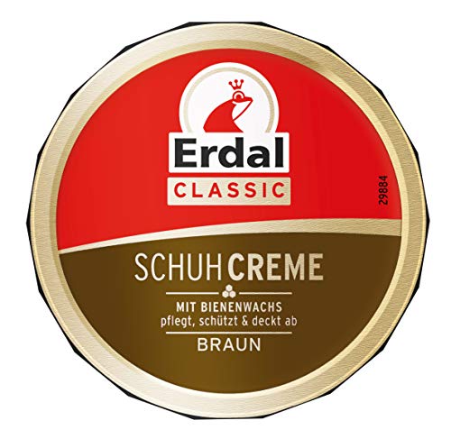 Erdal Dosencreme braun Schuhcreme mit Bienenwachs - nährt und pflegt das Leder 1er Pack (1 x 75 ml)