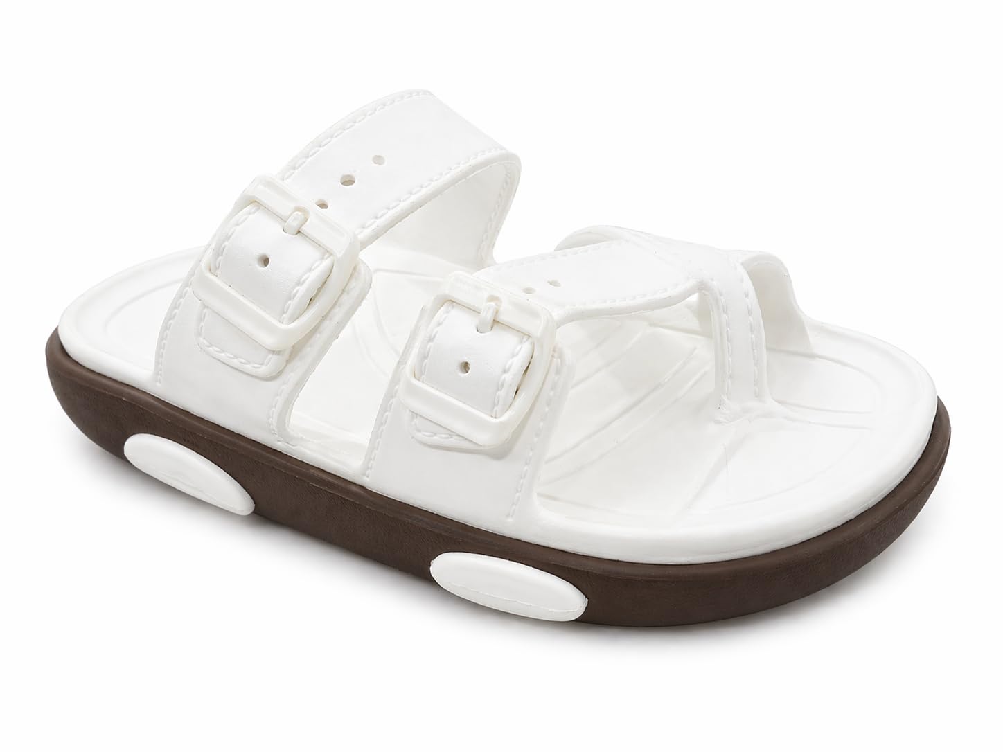 duckins Men’s Double Strap EVA Slippers | Lightweight Adjustable Buckle Slides | Anti-Skid Comfortable Casual Sandals for Indoor Outdoor-picture-37