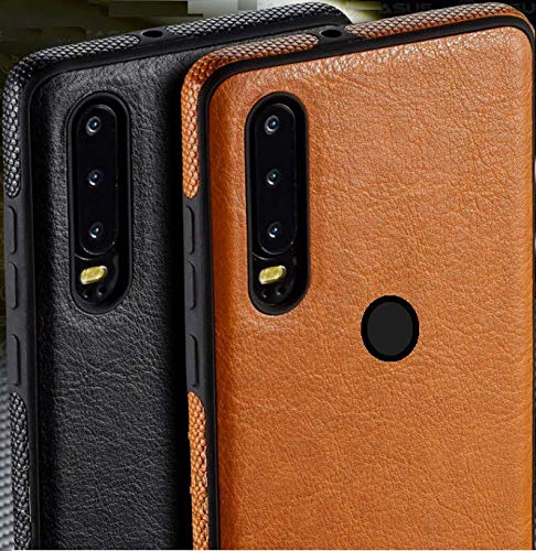 Image of MOBITUSSION Luxury Flexible PU Leather Texture TPU Back Cover Case Comaptible with Samsung M30