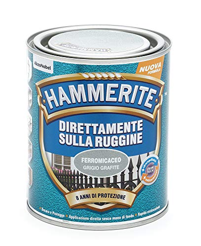 Hammerite Direttamente Sulla Ruggine Ferromicaceo Grigio Grafite 0.75 l