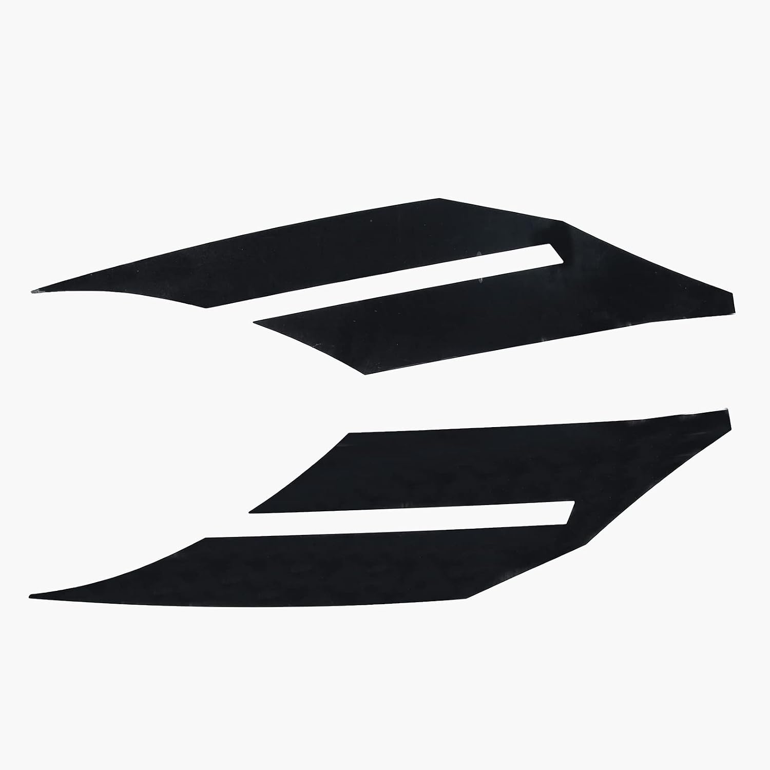 Front Headlight Decals Sticker Trim PVC 2PCS Compatible with Corvette C7 Stingray 2014-2019 Body Side Fender Sticker Trim Car Body Styling Decorative Sticker (Black)