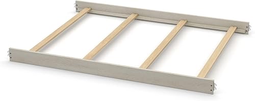 Miniatura 42 de Kit de conversión de tamaño completo, rieles de cama para cunas convertibles Evolur para bebé, riel de madera maciza, riel de cama para niños y Gris