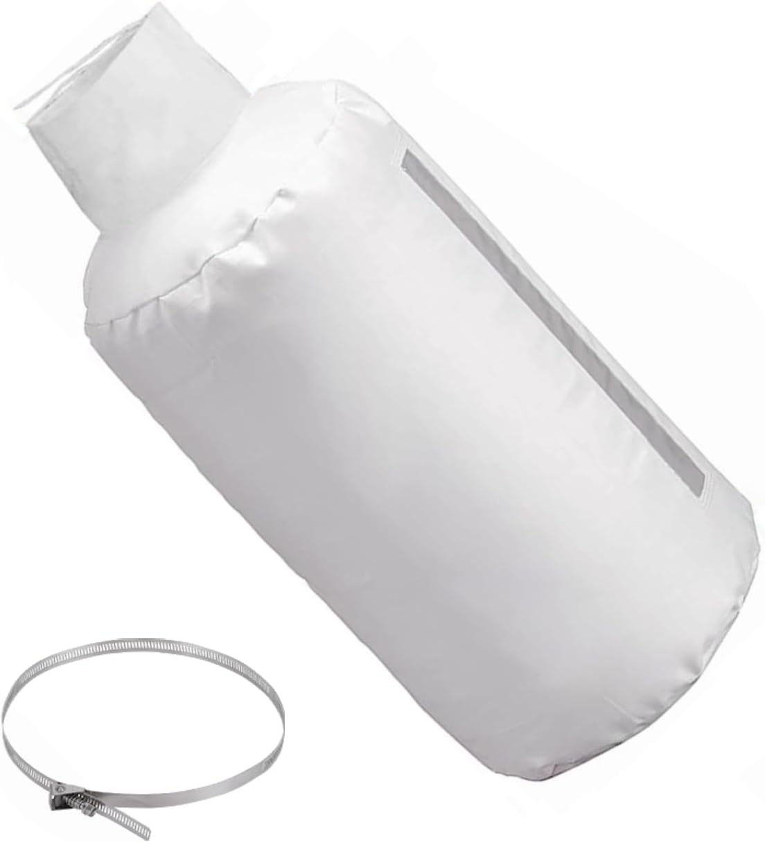 30 Micron Dust Collector Bag with Clamp, 4'' Universal Vacuum Filter Bag for Table Saw, Planer, Woodworking Tools - Fits DEWALT DW735, DW734, Grizzly, Delta, Shop Fox, Rockler & Most Dust Collectors