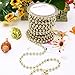 Produktbild MXIANDM 2m / 5m Tasche   4mm / 6mm / 8mm / 10mm ABS Imitation Pearl Beads Kettenbesatz für DIY Girlande Hochzeitsfeier Dekoration Bastelzubehör 10mm-2m Gold