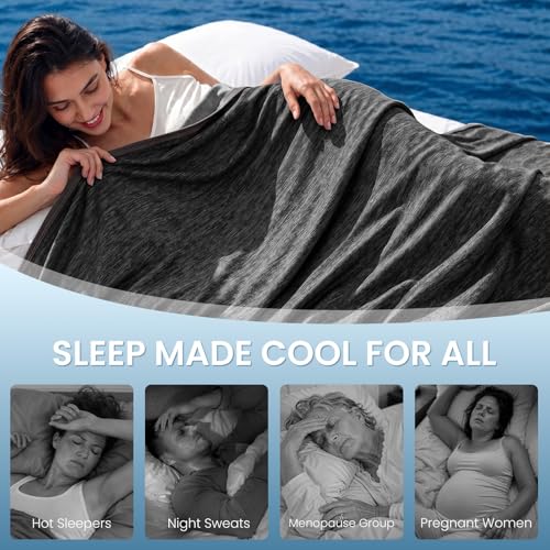 Image of Topcee Cooling Blanket Twin 60 inchx90 inch for Hot Sleepers Summer Blanket