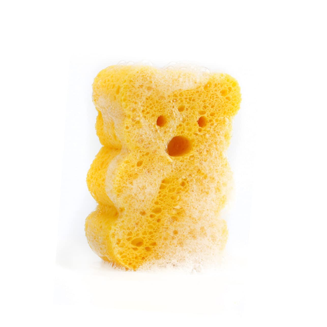 Healeved 18pezzi Spugne Da Bagno Per Forma Di Animali Scrubbers Di Luffa Naturale Morbidi e Sicuri Facilmente Lavabili e Assorbenti Stella Orso e Coniglio