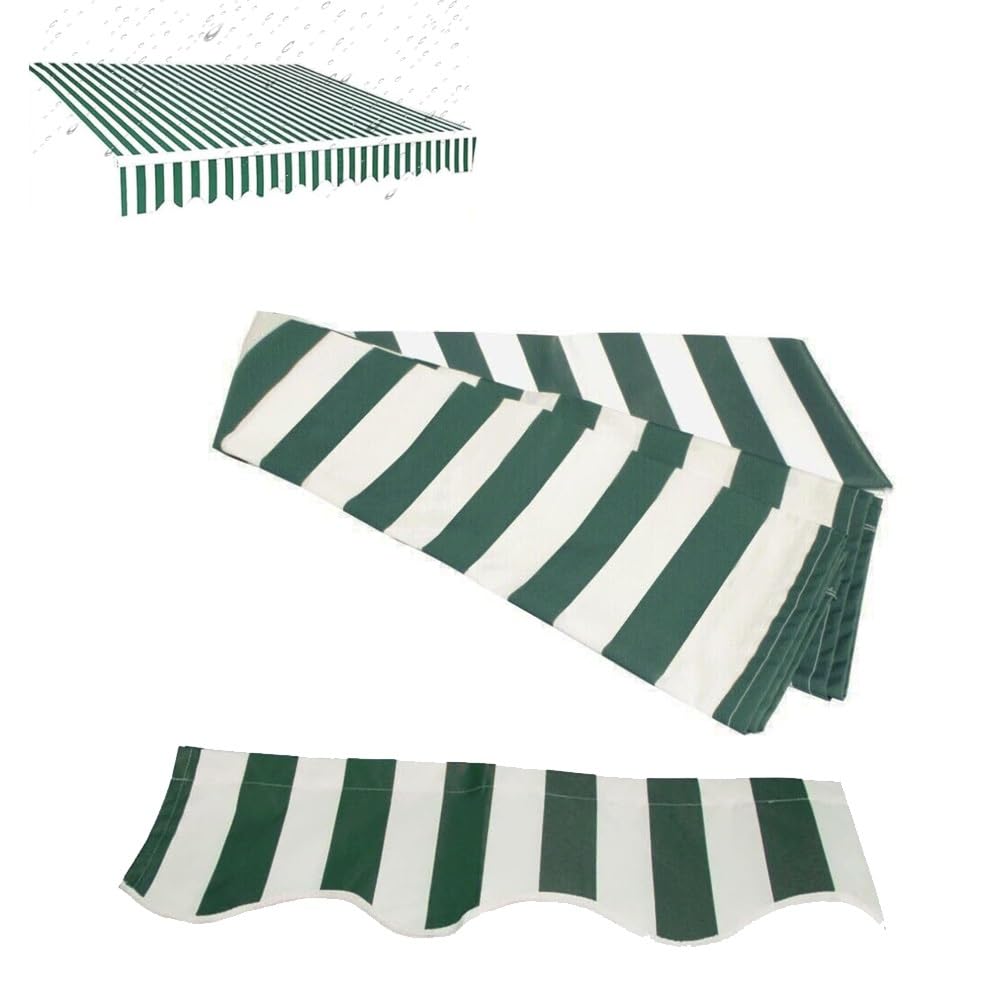 Toile de rechange pour pare-soleil de jardin verte 4x3m pour vos repas d'été