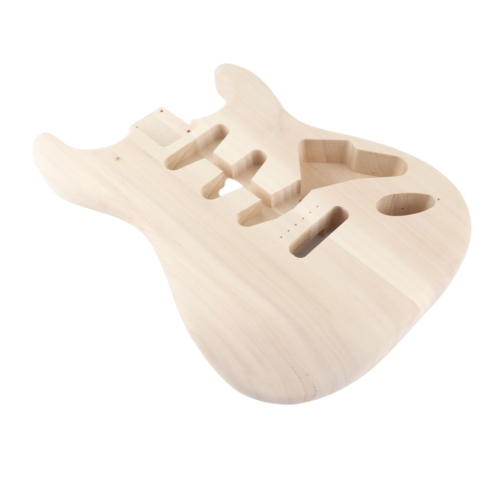 Niedokończona Gitara Elektryczna Niedokończony Korpus Gitary Elektrycznej z Drewna Orzechowego Pusty Korpus z Potrójnymi Otworami na Przetworniki Konfigurowalny Projekt dla Muzyków