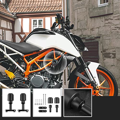 Lorababer Protector de almohadilla de choque para marco de cuerpo de motocicleta, protección contra caídas, almohadillas de moto compatible con K.T.M DUKE 125 200 250 390 2017 2018 2019 2020 2021 2022 Cover