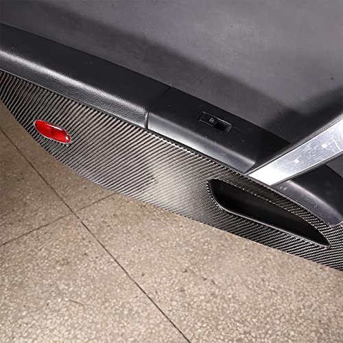 For Nissan 350Z 2003 2004 2005 2006 Soft Carbon Fiber 3D Sticker Car Door Anti Kick Panel,Inner Door Anti Kick Decorative Bezel Panel Protection Accessories,Interior Car Accessories (Carbon Fiber) #TOP5