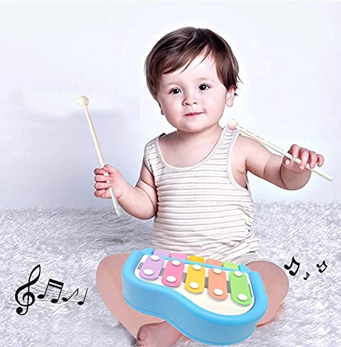 Image of Xylophone Musical Toy for Kids 8 Scale - Piano Keyboard for 1 Year Baby Boy Girl | Birthday Gift for Kids 6-12 Months | Educational Toy for Toddlers, Non-Battery (Small)