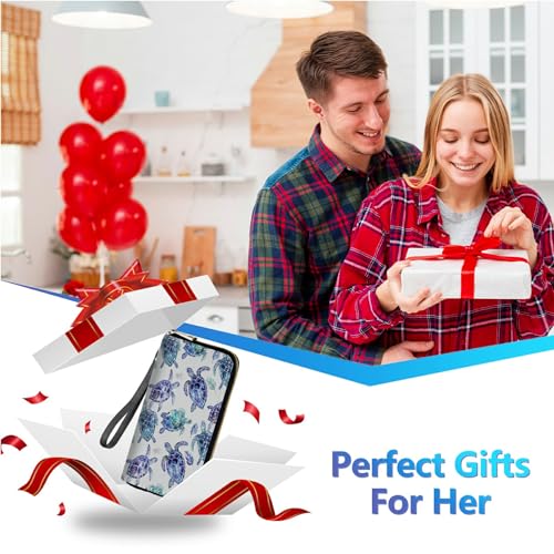 Image of Womens Wallet PU Leather Wristlet Wallets for Women, Large Capacity Lady Fashion Wallet Card Holder Zipper Wallet
