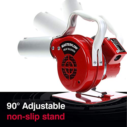 Master Appliance AH-501 Masterflow Heat Blower, 500-Degree Fahrenheit, 120V, 1680 Watts, 47 CFM, Assembled in the USA