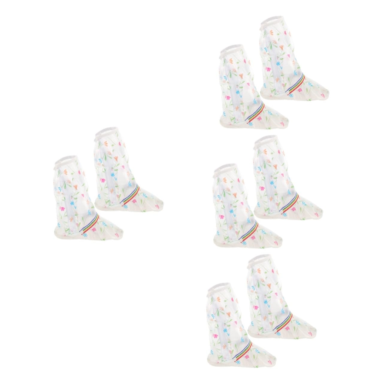 Milisten wasserdichte Schuhüberzüge Wiederverwendbare Regenstiefel Schutzhülle rutschfeste Langlebige Schuhschoner für Outdoor Aktivitäten XL Transparent für Camping und Wandern