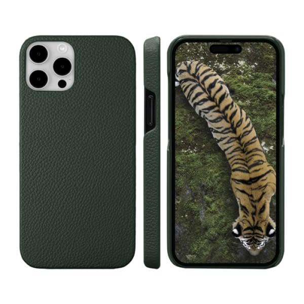dbramante1928 New York - etui z klapką na telefon komórkowy - skóra licowa - Evergreen - do Apple iPhone 15 Pro