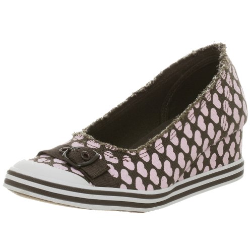 UNIONBAY Little Kid/Big Kid Peach-g Wedge Sneaker