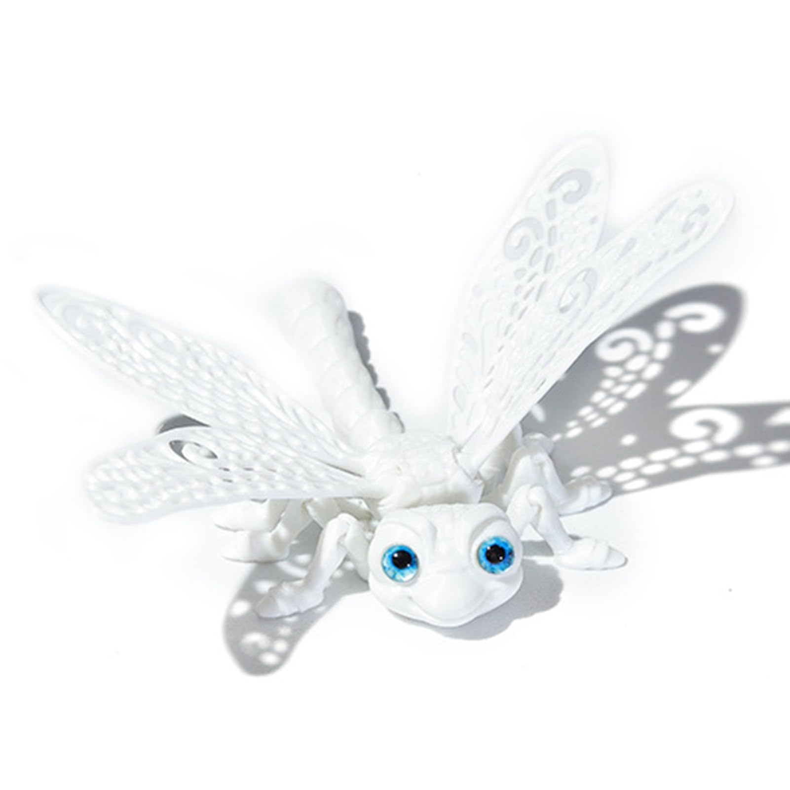 Articulated Dragonfly Toy, 3D Printed Flexible Lifelike Ornament