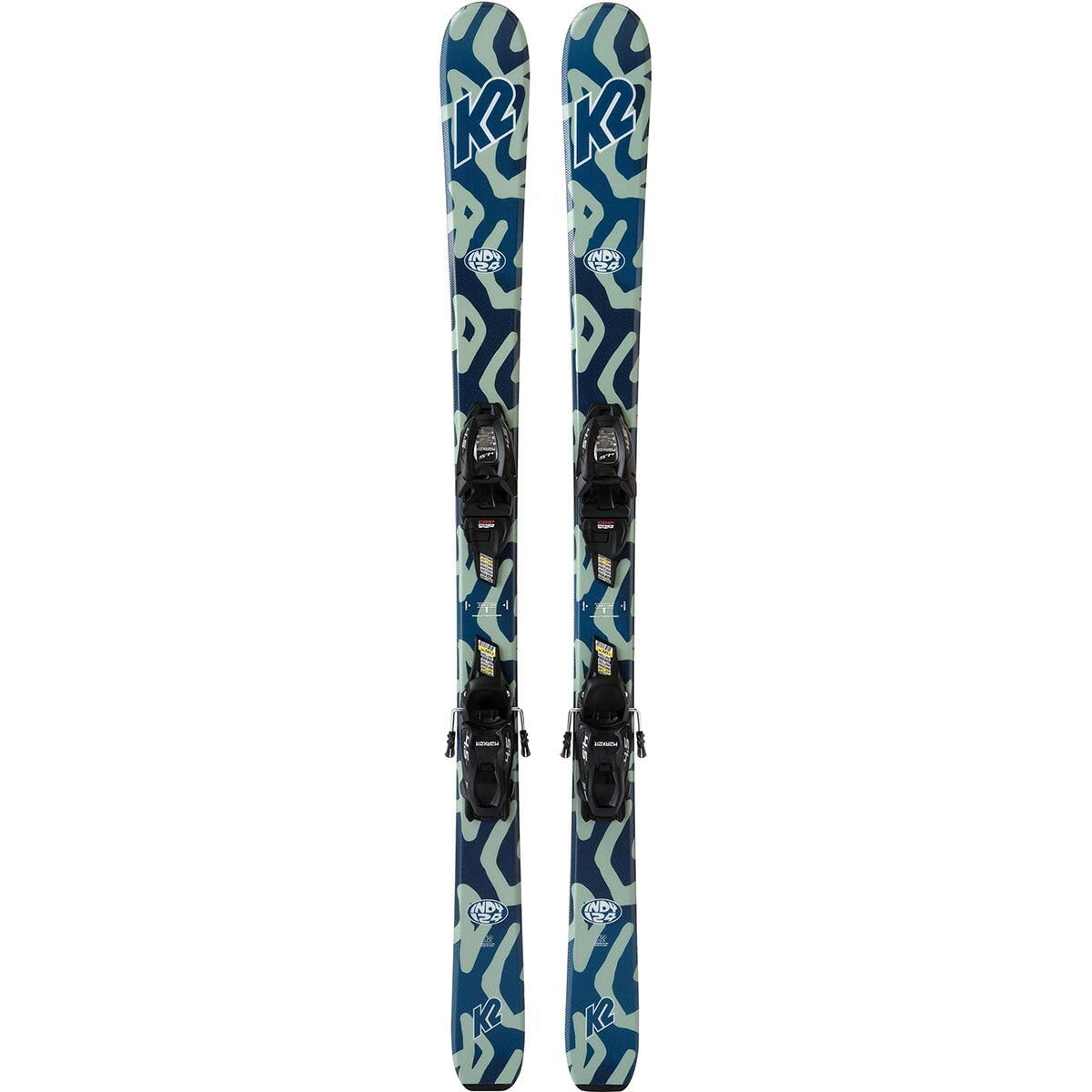 Amazon.com : K2 Indy Skis w/ 4.5 FDT Jr Bindings, 76 : Sports