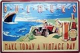 sidra bulmers 300 mm x 200 mm (12 "x 8) Bulmers Sidra Vintage Day en Relieve de Acero Sign 12 \"X 8\" (Hi 3020)