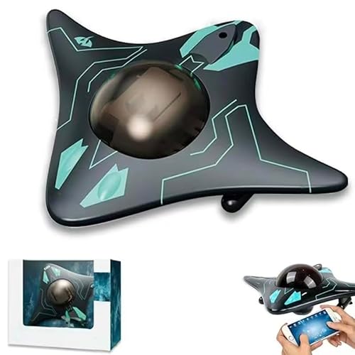 Underwater drone, Water Surface Exploration (Not Submersible Underwater Drone), APP Control, LED Light, Bionic Design for Pool & Lake