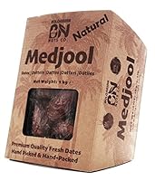 1 kg Frische Medjool-Datteln mit Kern – Groß, natürlich süß, ohne Zuckerzusatz, 100% pur und natürlich, frei von Zusatz- und Konservierungsstoffen – weicher, saftiger und energiereicher Snack