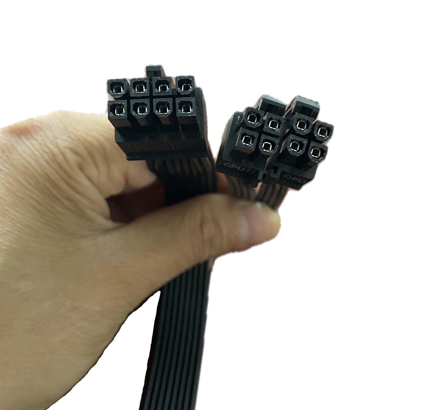 Kabel do procesora Corsair, 61 cm, 8-pinowy do 8 i 4+4 pinów do Thermaltake, kable CPU męski na męski do Aresgame (60 cm + 20 cm)