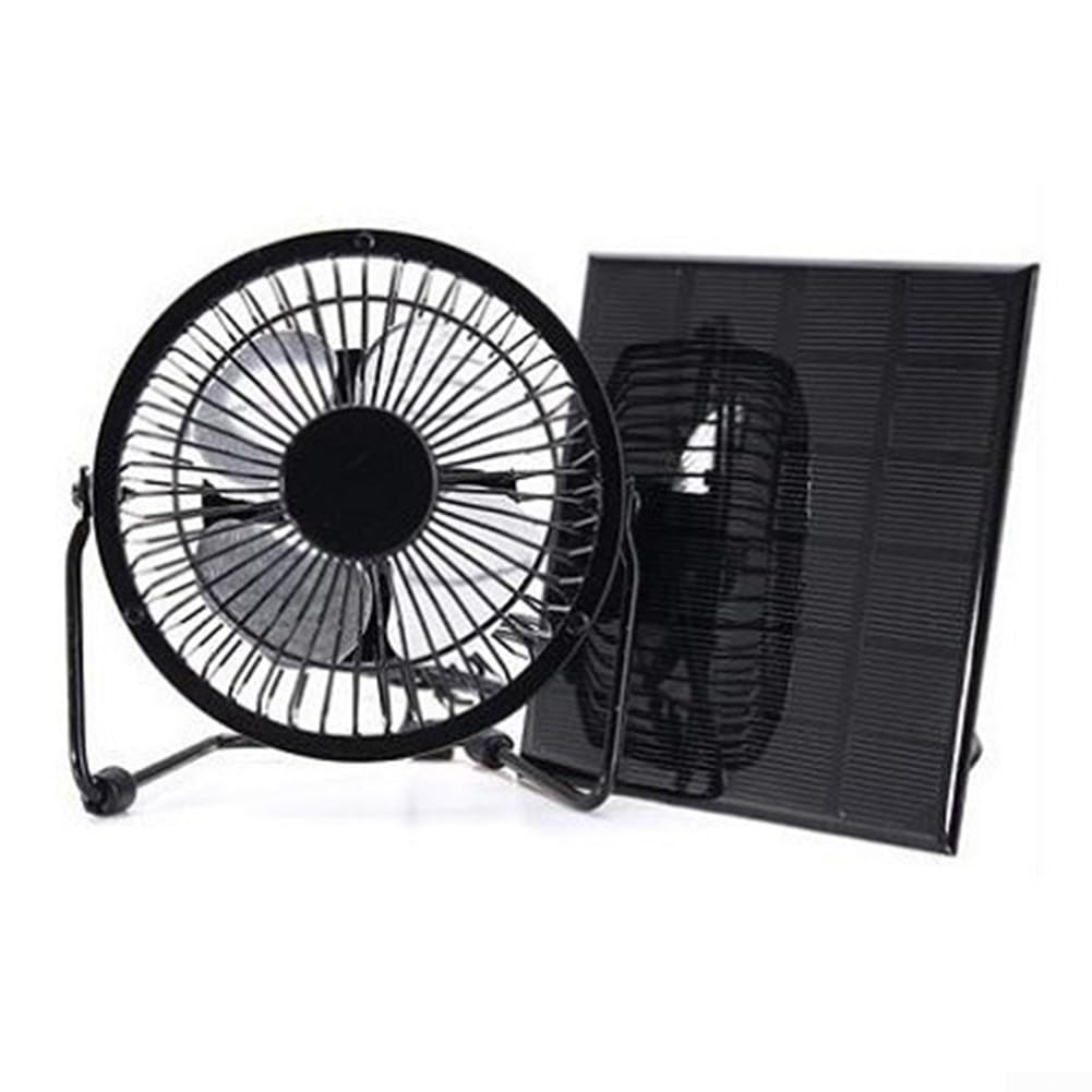 Ventilatore a 8 pollici alimentato solare con il pannello 5 2W per i pollai e per i rifugi dell'animale domestico