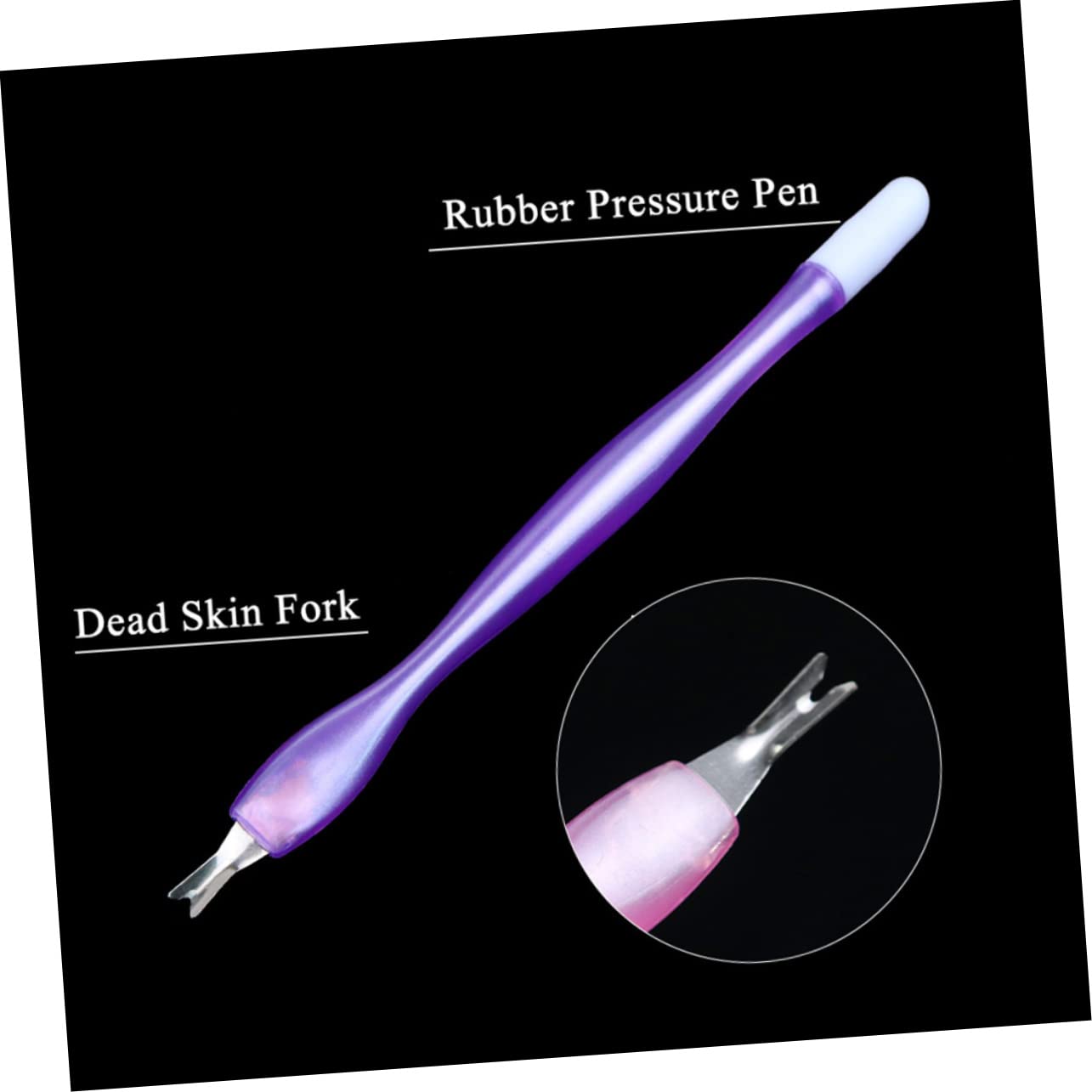 Didiseaon 15pcs Nail Art Tool Set Cuticle Pusher Eraser and Nail Stripper Remover for Home Non-Slip Design Random Color