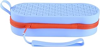 Fundas protectoras para gafas – Funda reutilizable para gafas de nieve con agujero de drenaje, suministros de natación portátiles, soporte para gafas de sol para actividades al aire libre