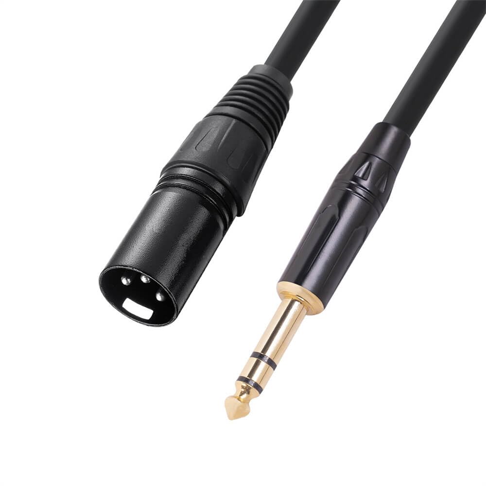 Amazon.co.jp: ケーブル 6.35 ミリメートル 1/4 Trs オス - XLR