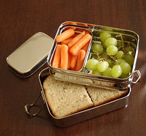 image for Green Pack Medium 3-in-1 Stainless Steel Lunch/Meal Box with 3 Compart