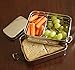 Medium 3-in-1 Stainless Steel Lunch/Meal Box with 3 Compartments - Zero Waste Bento/Tiffin Meal Container