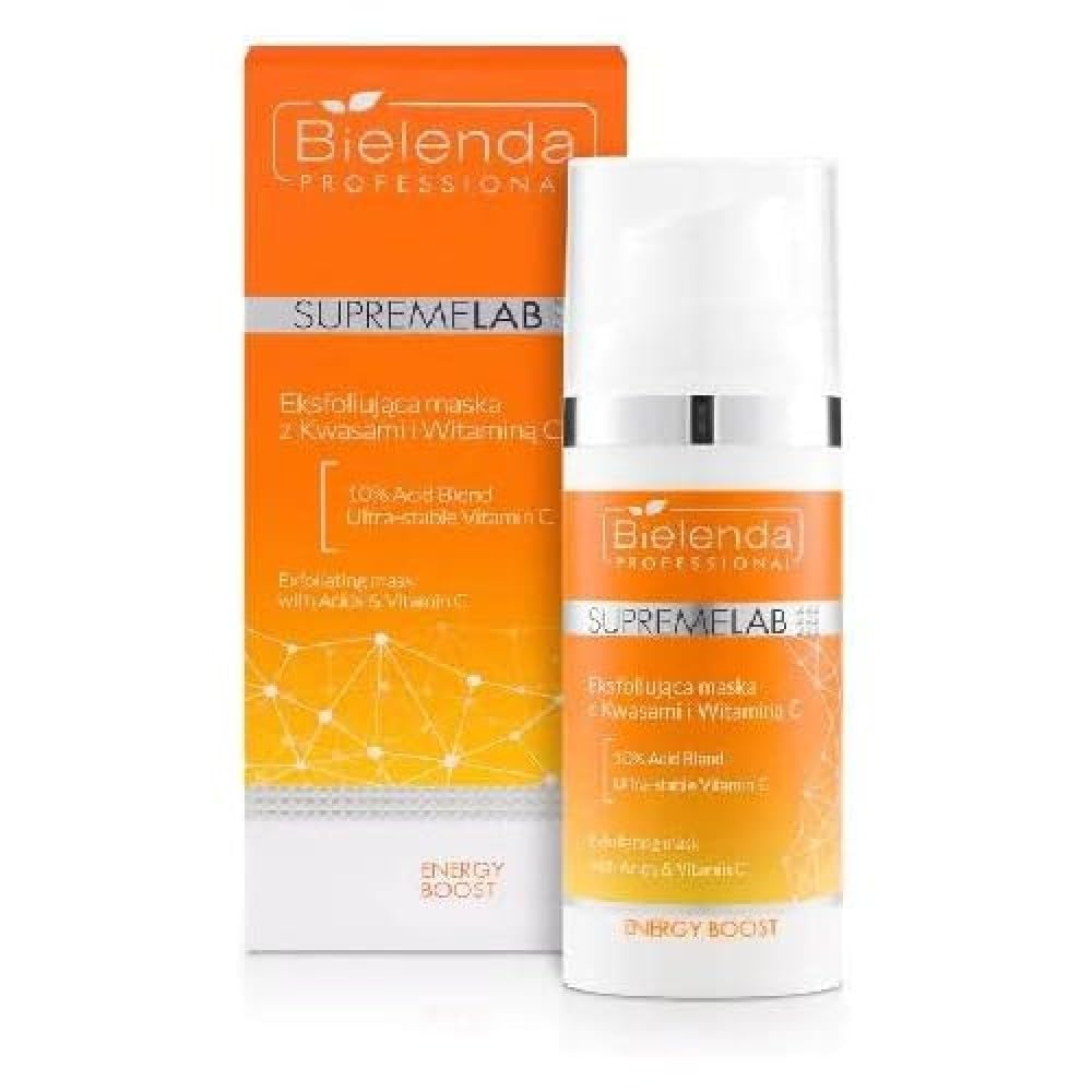 Bielenda Professional Supremelab Energy Boost Exfoliating Mask with Acids and Vitamin C 50g