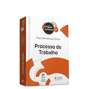 Capa do livro Sinopses Para Concursos - Processo do Trabalho (2024)