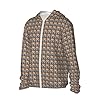 JGHHOUN Owl Beliefs Print Sun Protection Hoodie Men Breathable Quick-Dry Running Hooded Shirt Beach Travel Black #5