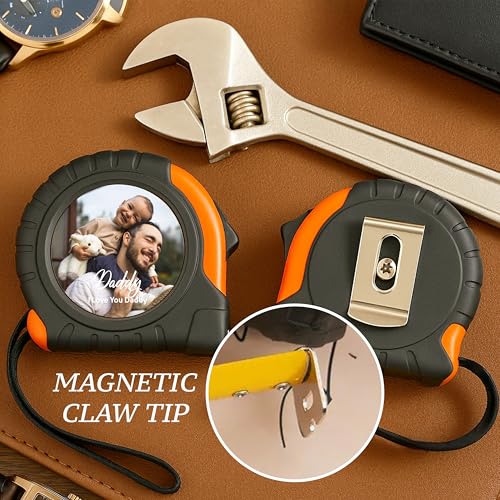 Cinta métrica personalizada foto regalo papá 12FT miniatura 2