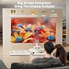 Patrocinado Patrocinado Estás viendo este anuncio según la relevancia del producto para tu búsqueda. Deja comentarios sobre el anuncio Proyector Exterior con Google TV Integrado, Sovboi Tapa de Lente Automática Proyector Inteligente | Soporte 4K, WiFi 6 y Bluetooth, Enfoque Automático IA y Control por Voz, 3000 Alto Brillo, Portátil para Noches de Cine en Interiores y Exteriores 8