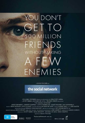 The Social Network Poster Movie Australian 11 x 17 Inches - 28cm x 44cm Jesse Eisenberg Andrew Garfield Rashida Jones Joseph Mazzello Brenda Song Justin Timberlake Rooney Mara