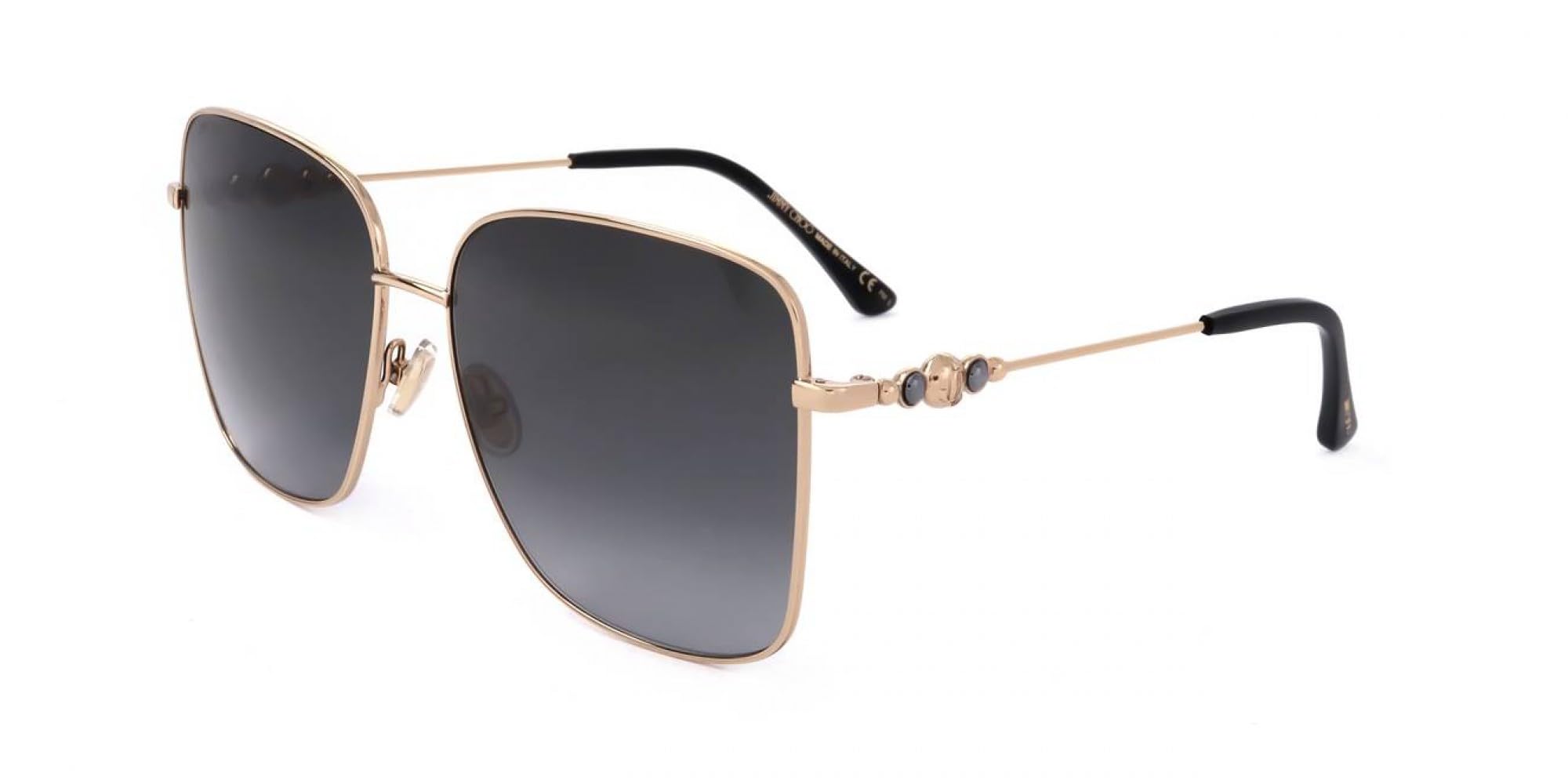 Jimmy Choo HESTER/S Black gold 59/15/145 WOMAN Sunglasses