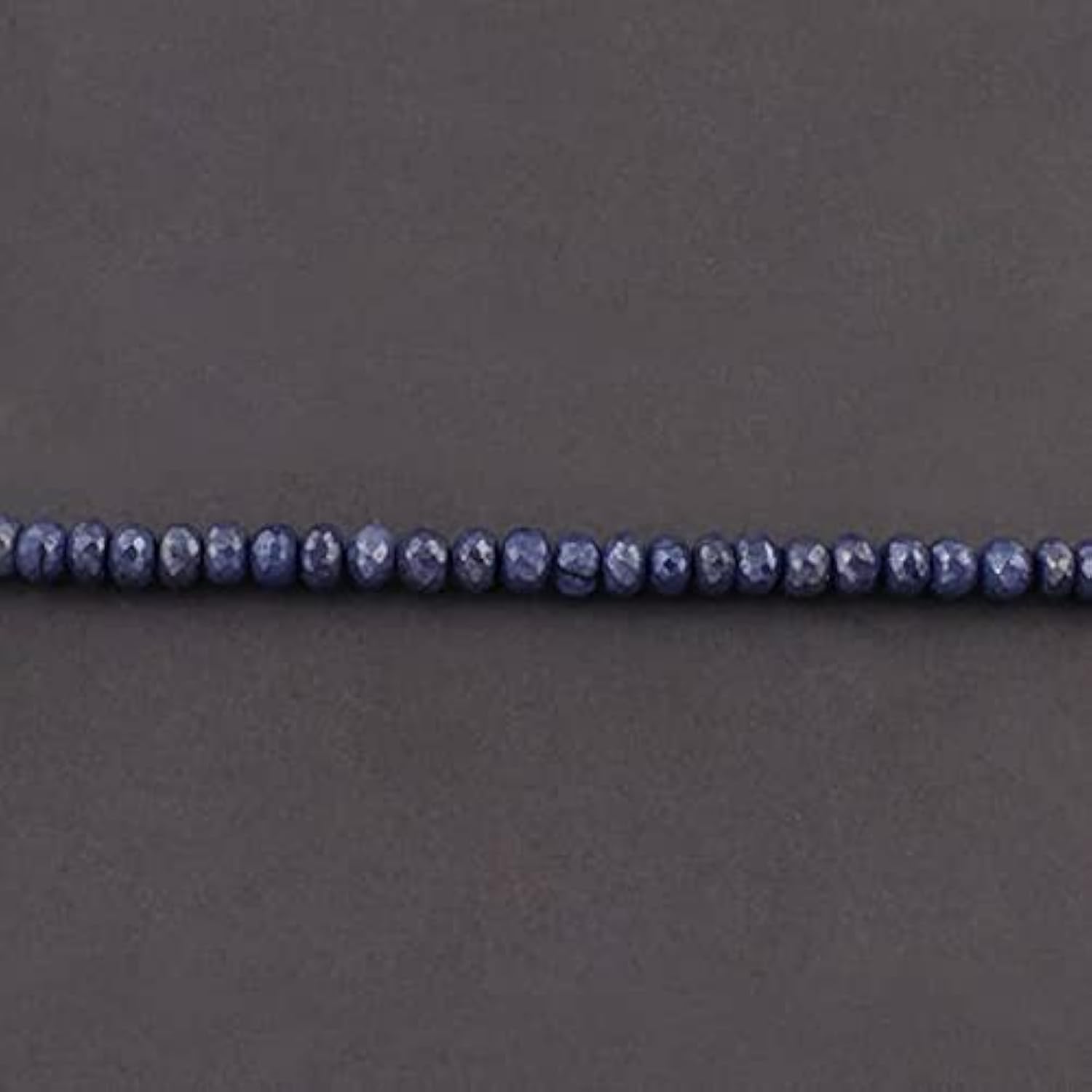 Chalcédoine bleue naturelle perles rondelles facettées 8mm-9mm pour enfilage et bijoux DIY
