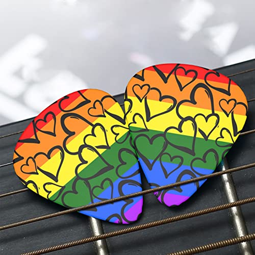 Médiators de guitare 12-Pack Gay Pride motif arc-en-ciel médiators pour guitare électrique guitare acoustique diverses… - Les Beatles, Paul McCartney, John Lennon, RIngo Starr, George Harrison Médiators de guitare 12-Pack Gay Pride motif arc-en-ciel médiators pour guitare électrique guitare acoustique diverses… – Image 7