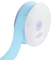 Vista 88 de Homeford Cinta de grogrén sólido, 50 yardas (3/8 pulgadas, coral)