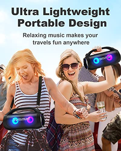 Tronsmart Bang SE Bluetooth Lautsprecher mit 3 Lichteffekten, 40W Outdoor Party-Lautsprecher mit IPX6 Wasserdicht, 24h Akku, Bluetooth 5.3 mit Power Bank, Stereo Pairing, für Camping, Pool – Bild 5