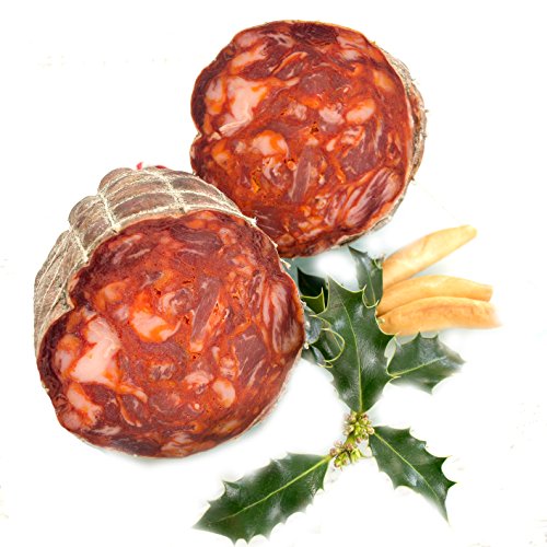 MORCÓN DE BELLOTA IBÉRICO. Elaboración artesanal con carrne de cerdos ibericos de bellota, curación tradicional y envasado al vacio para una mejor conservación. Picado grueso. Peso aproximado 1-1,2 kg