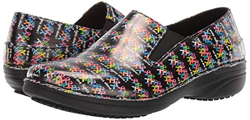Spring Step Professional Women's Ferrara-Fighter Clog, Black Multi, 8.5 #TOP6