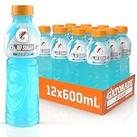Gatorade No Sugar Glacier Freeze Sports Drink 12 x 600ml Bottle