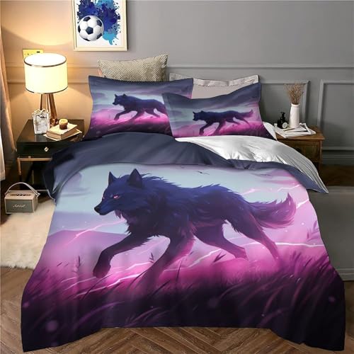Housse de couette hypoallergénique microfibre douce motif 3D fée - 6